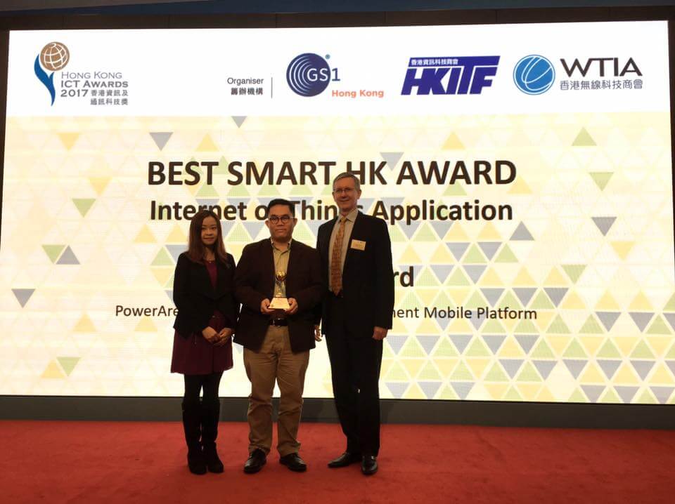 Motherapp’s PowerArena Won ICT Best Smart Hong Kong Award 2017