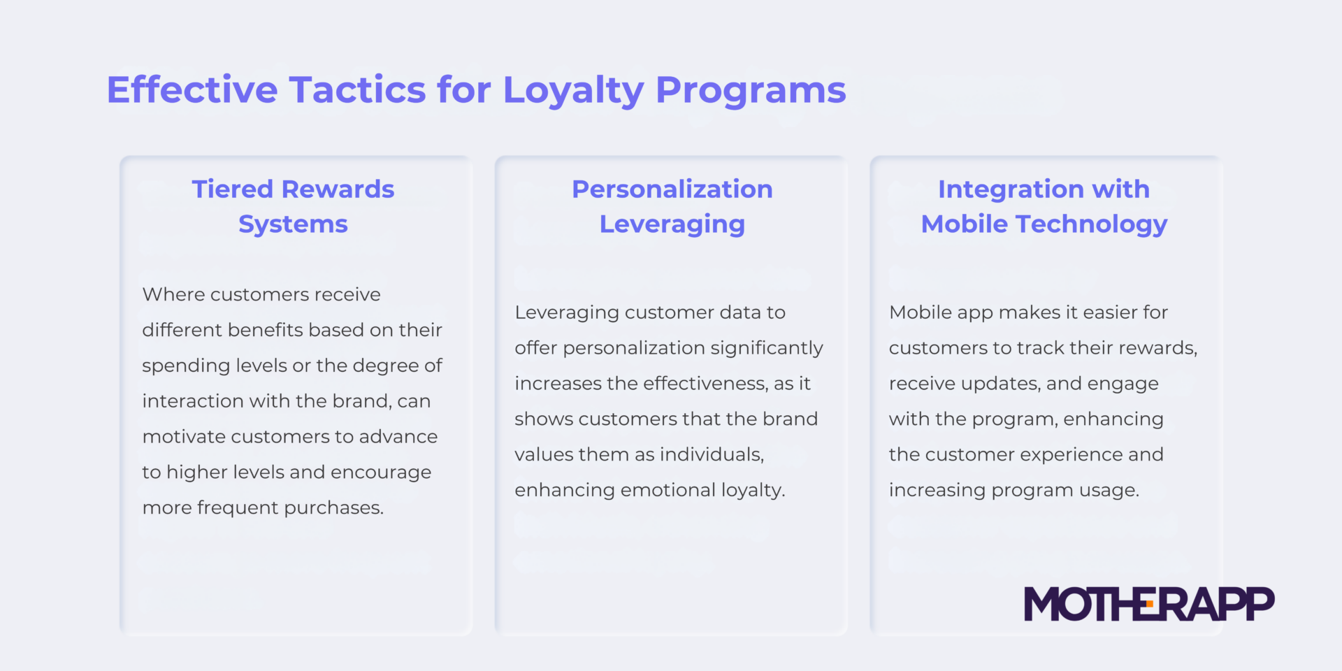 What Works in Loyalty Programs - ​​Effective Tactics