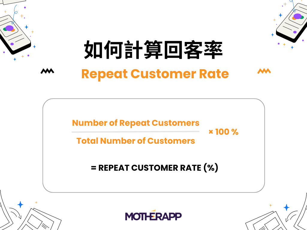 Repeat Customer Rate 回客率